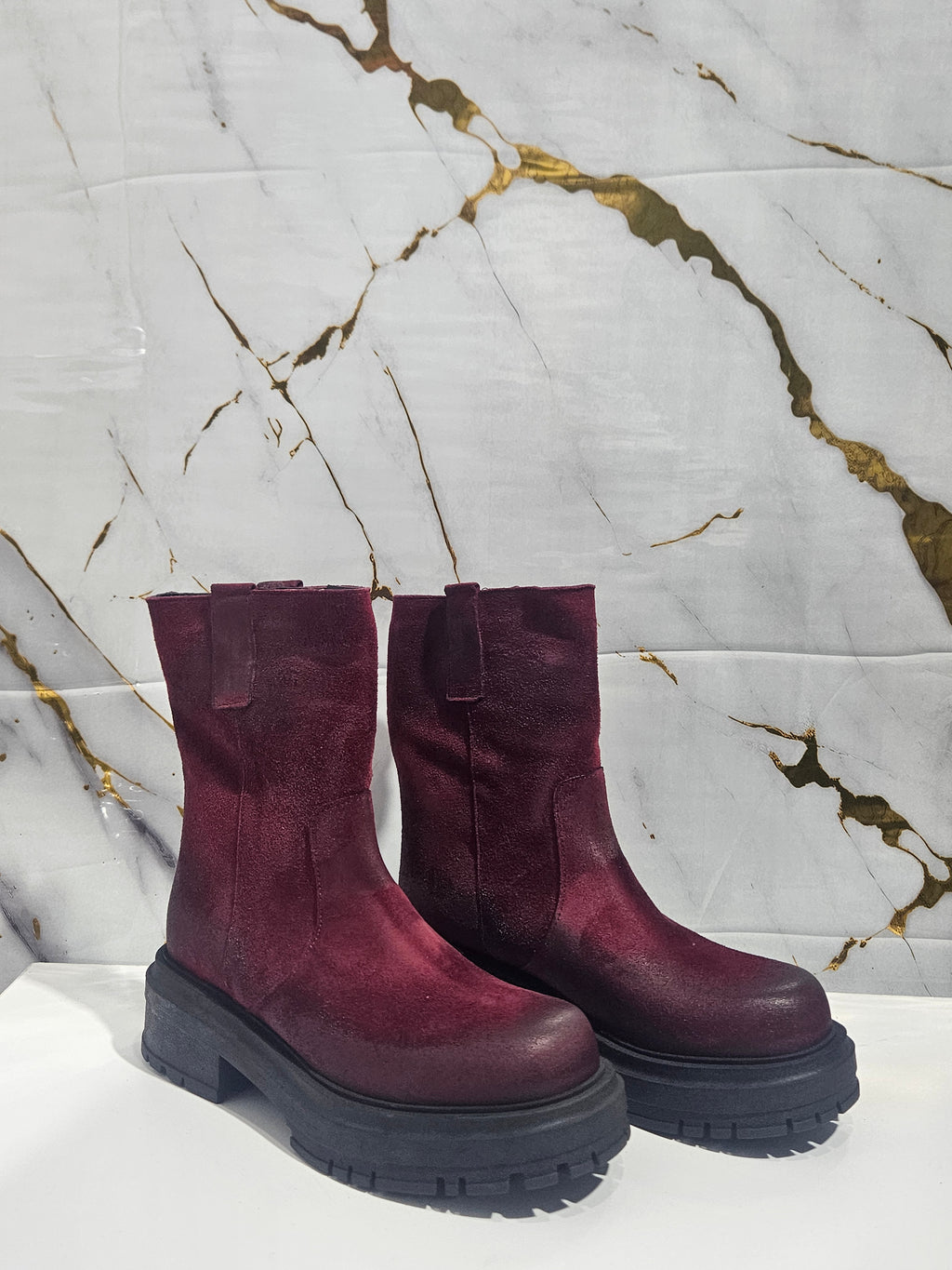 ADELE - Camoscio Bordeaux