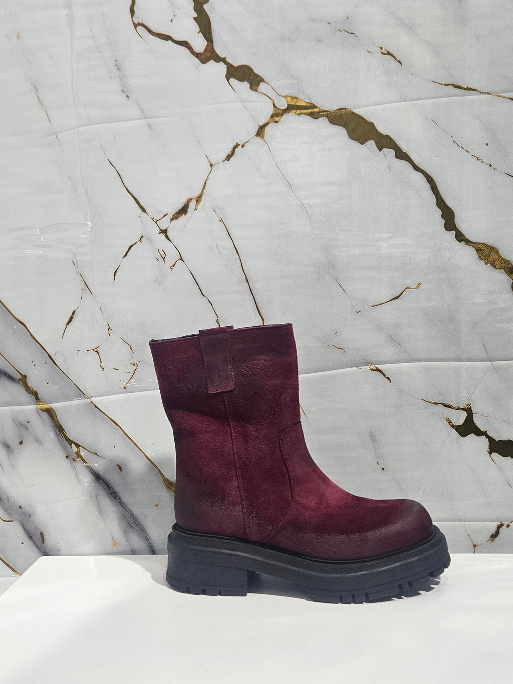 ADELE - Camoscio Bordeaux