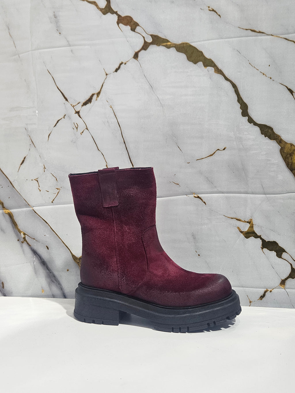 ADELE - Camoscio Bordeaux