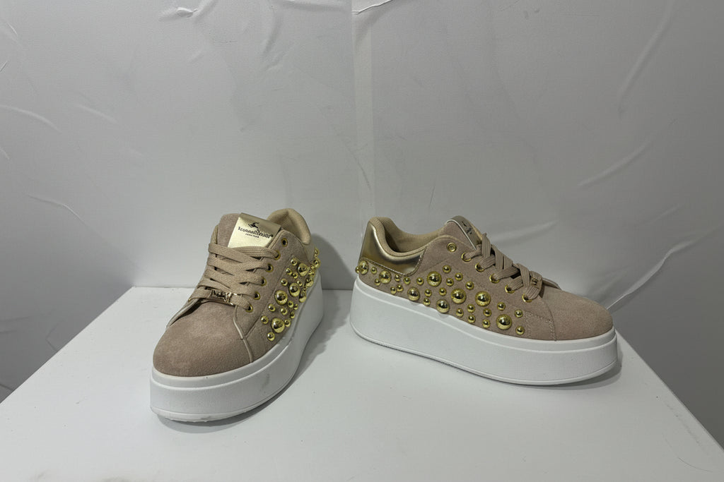 Sneakers Platform Beige