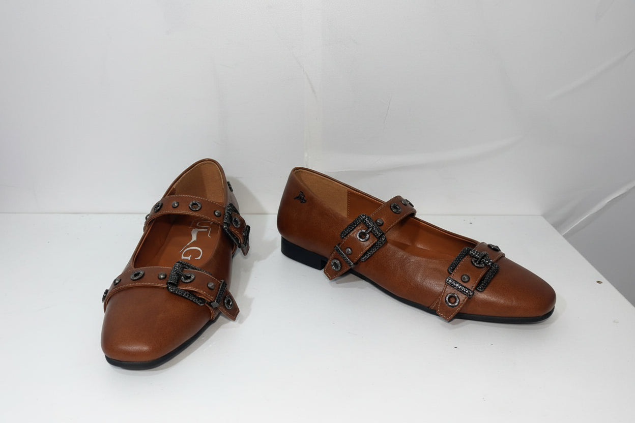 Mocassini Chunky Neri con Borchie - Campione Taglia 37