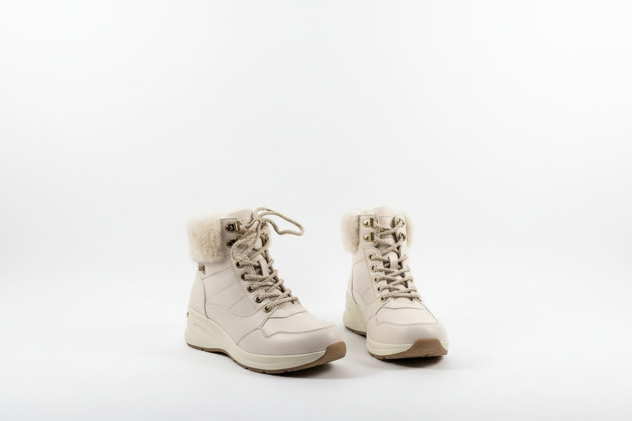 Sneaker Boots Beige Imbottiti - Campione Taglia 37