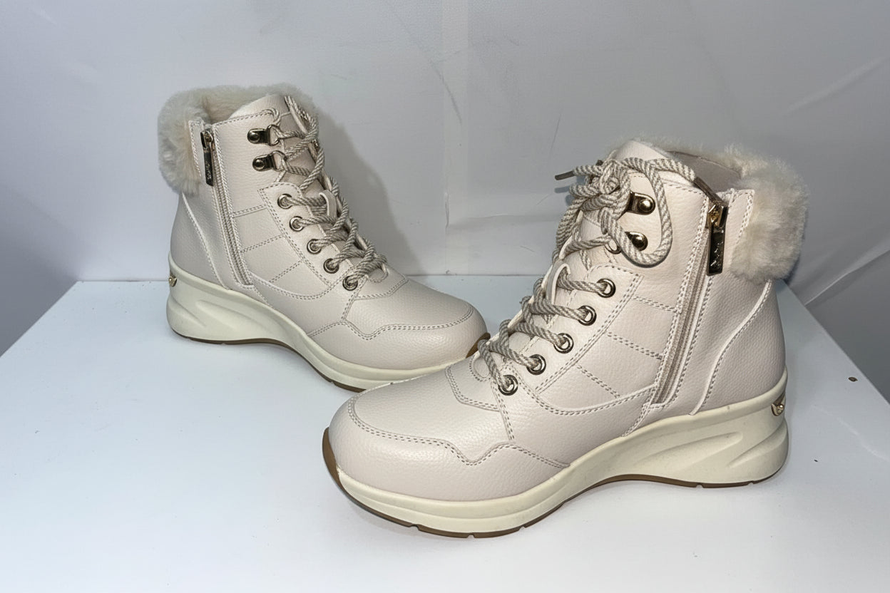 Sneaker Boots Beige Imbottiti - Campione Taglia 37