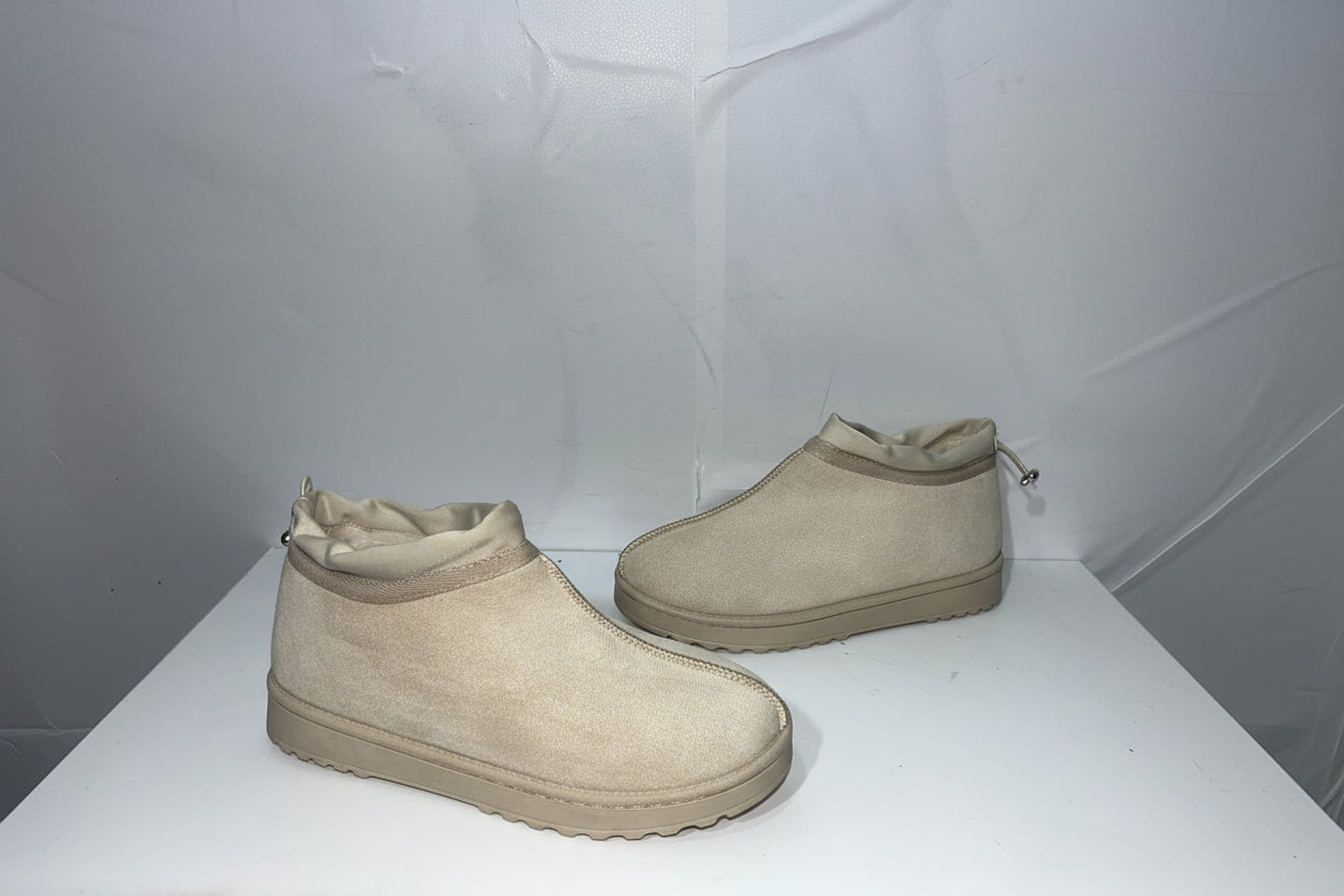 Slip-On Imbottite Beige - Campione Taglia 37