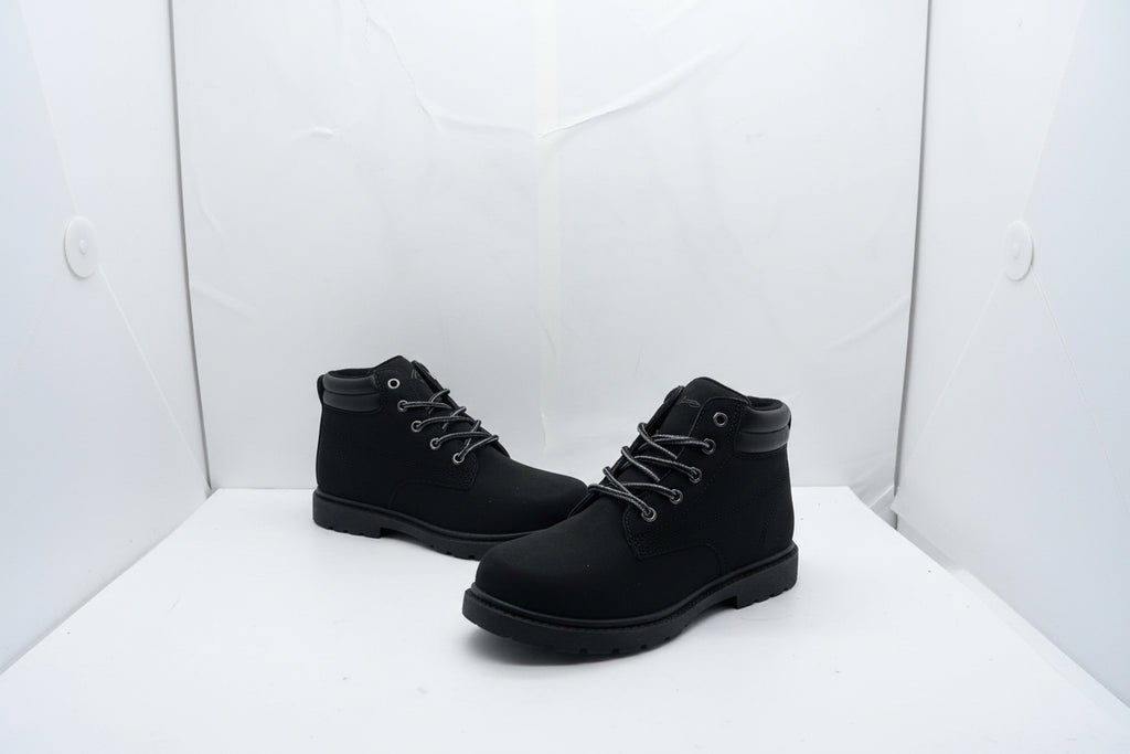 Anfibi Donna Neri in Camoscio - Stivaletti Combat Boots Classici